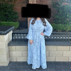 Semi custom light blue gown size 8